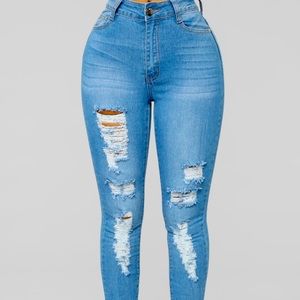 Fantasies Nights High Rise Jeans -Fashion Nova